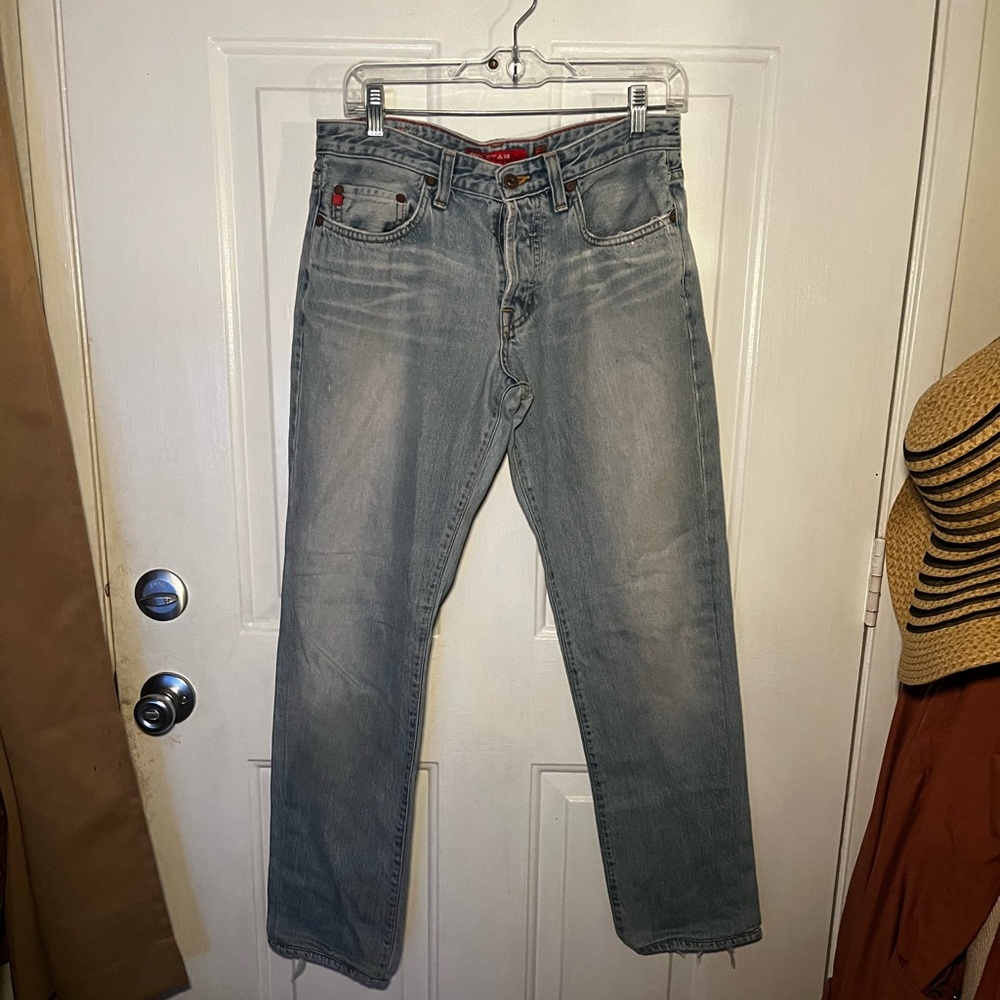 Vintage Big Star Jeans Mens 31R Roadie Straight Blue Denim Cotton USA